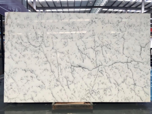 Crystal snow white marble