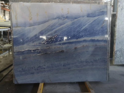 Luxury blue marble